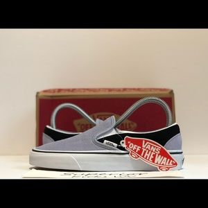 Vans Classic Slip-On (Suede) “Zen Blue/Black”